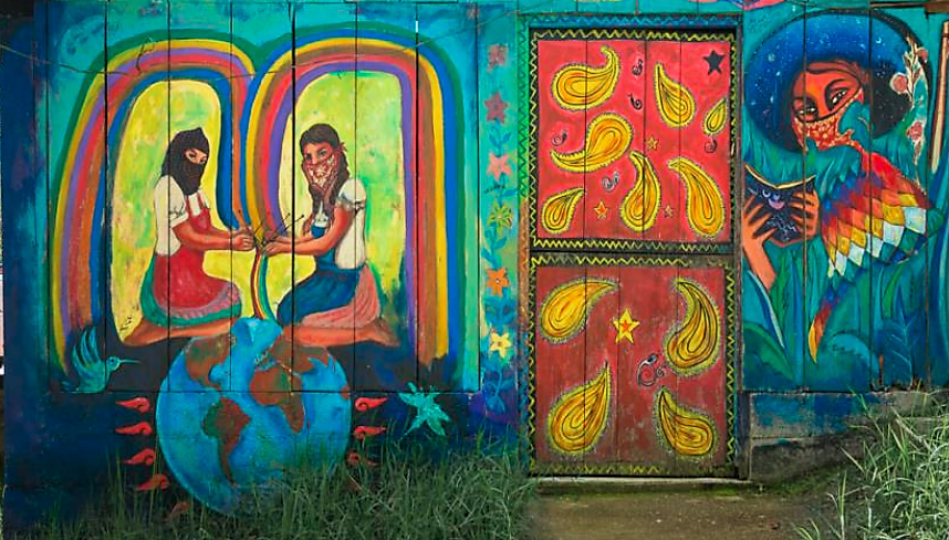Mural: Gustavo Chavez Pabon, Chiapas, Mexico