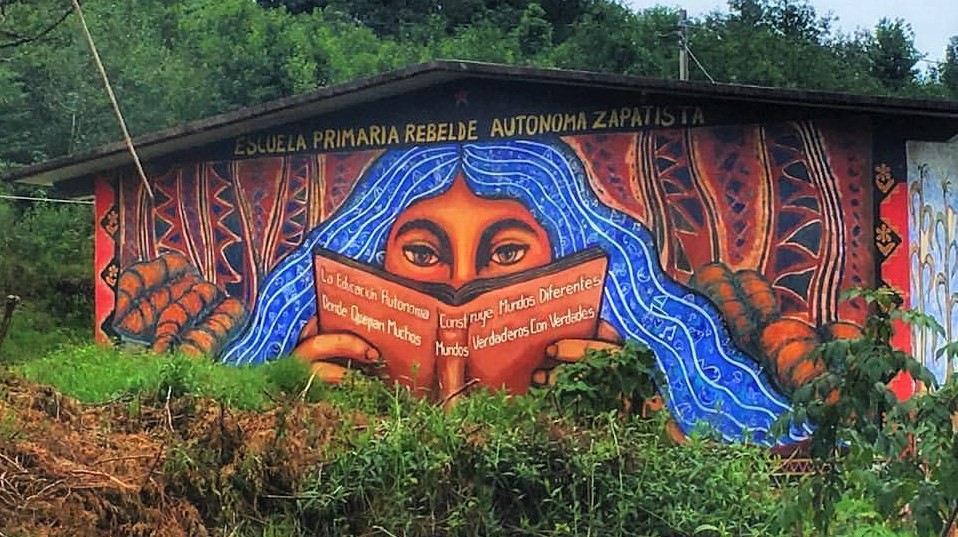 Mural y foto Gustavo Chavez Pabon